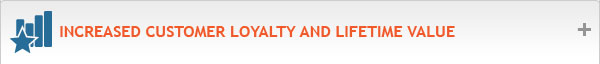 Increased customer loyalty and lifetime value